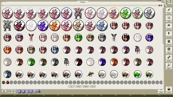 Fantasy Grounds - Creatures A-Z, Volume 6 (Token Pack)