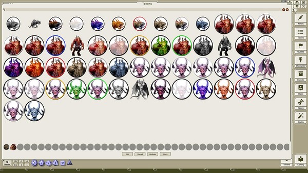Fantasy Grounds - Creatures A-Z, Volume 6 (Token Pack)