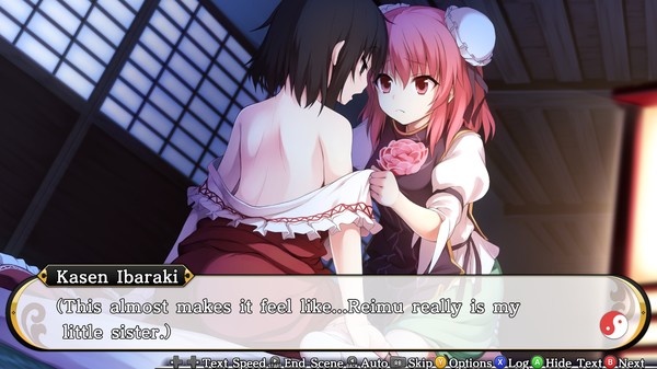 Screenshot z Touhou Genso Wanderer -Reloaded- ⁄ 不可思议的幻想乡TOD -RELOADED- ⁄ 不思議の幻想郷TOD -RELOADED-