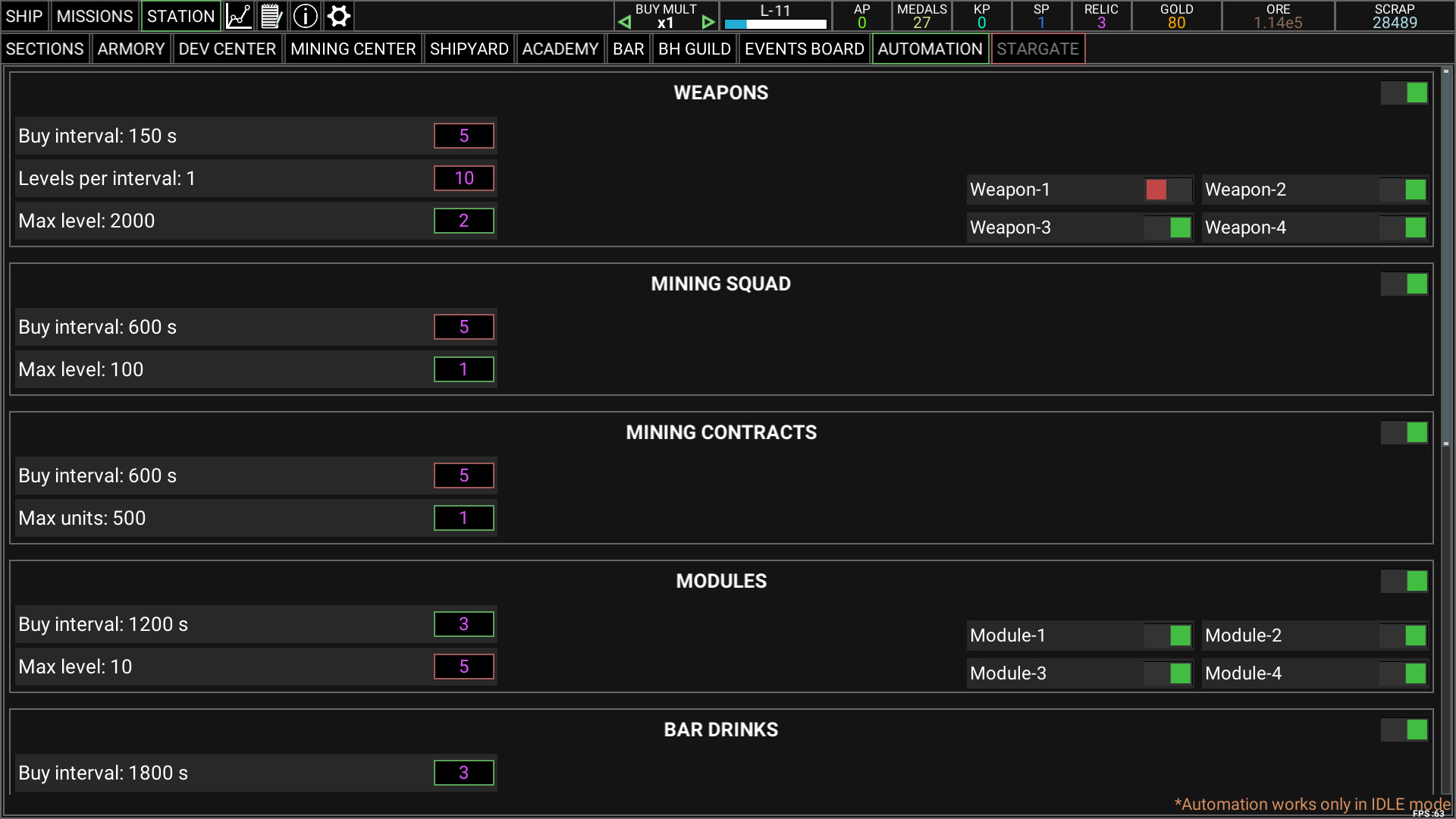 Idle Space Raider Featured Screenshot #1