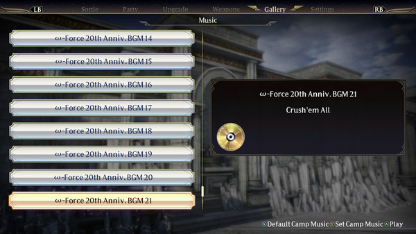 WARRIORS OROCHI 4/無双OROCHI3 - ω-Force 20th Anniversary Concert BGM Pack