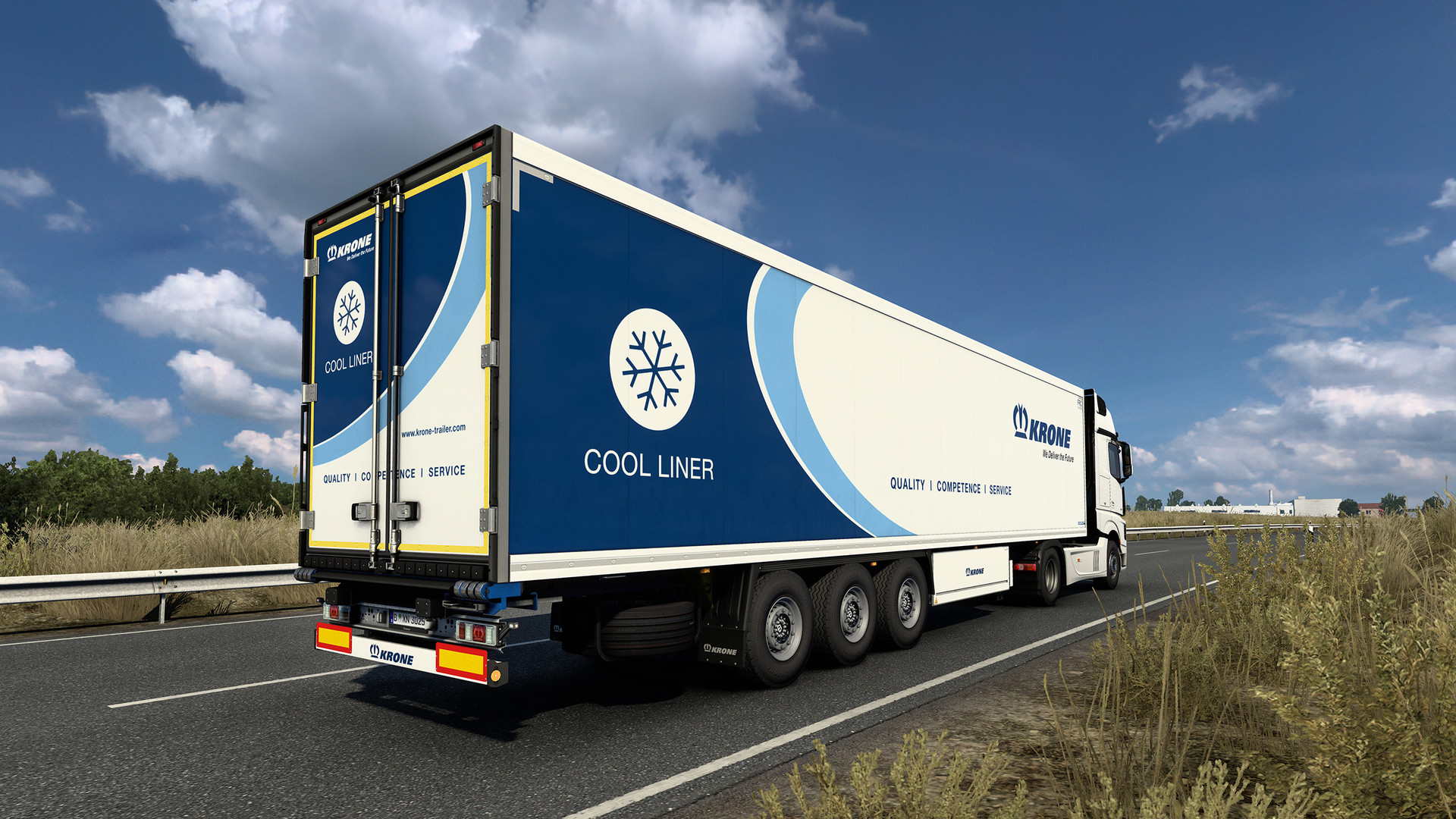 Euro Truck Simulator 2 - Krone Trailer Pack gameplay screenshot 2