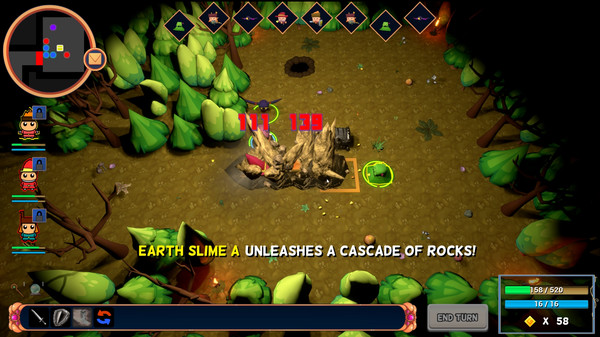 Screenshot z Tactics Rogue