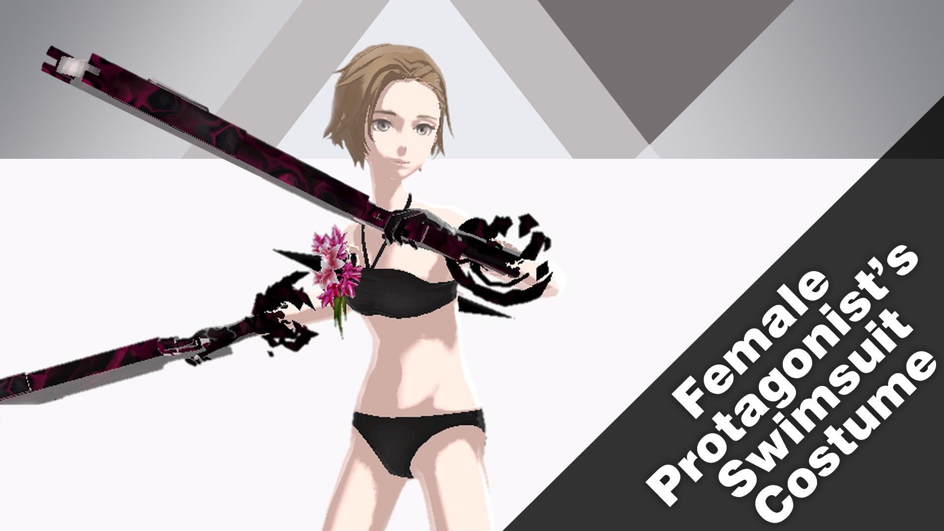 The Caligula Effect: Overdose - Female Protagonist's Swimsuit Costume Featured Screenshot #1