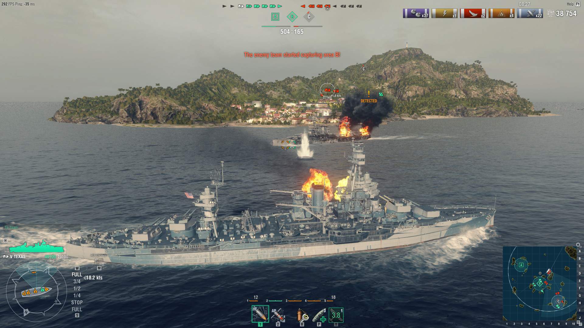 #2. World of Warships — Rental Texas (3 days) (Steam) di: Wargaming Group Limited