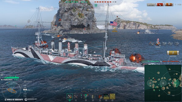 World of Warships — Marblehead Lima