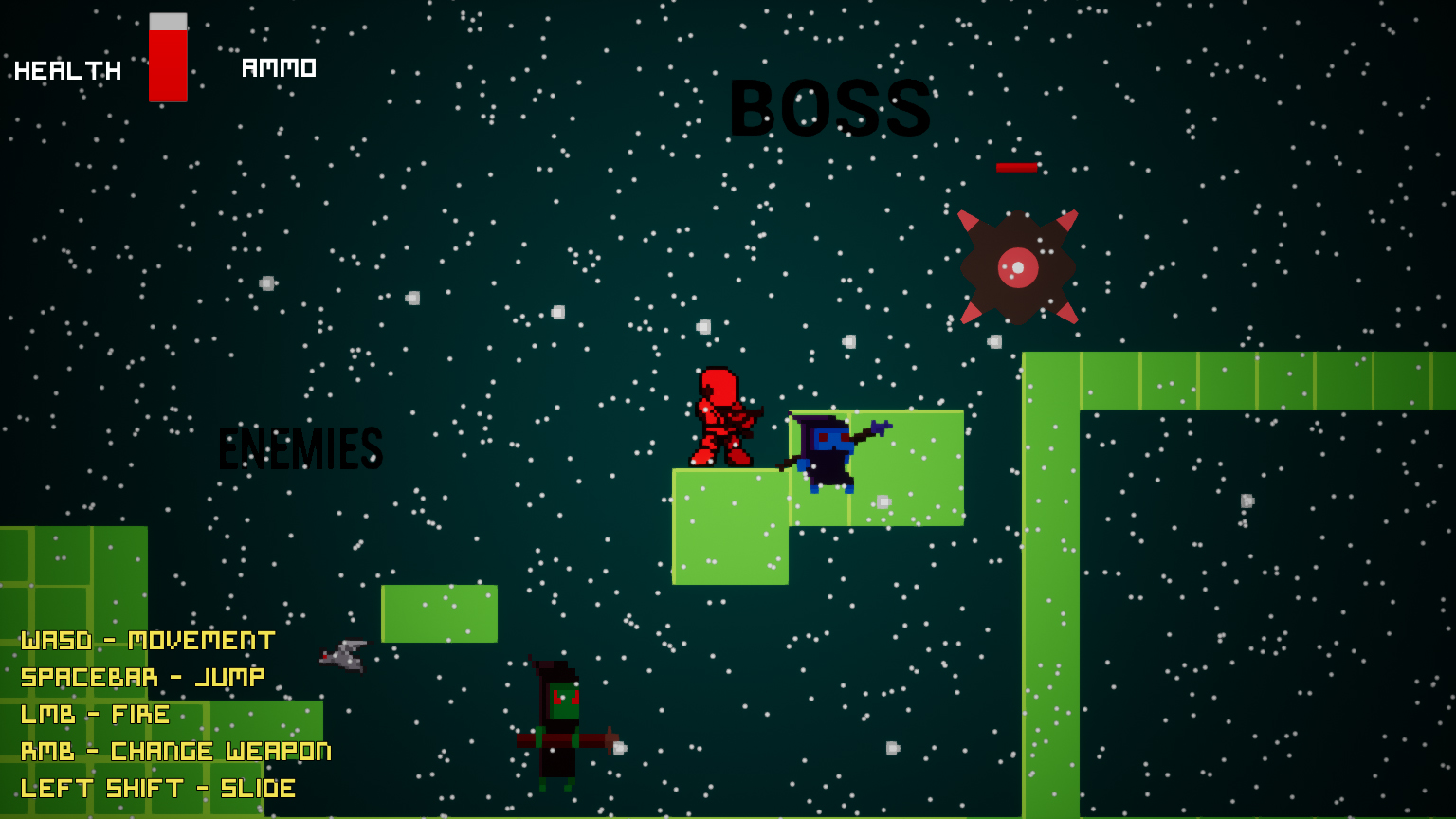 Pixel Robot Hunter screenshot 1