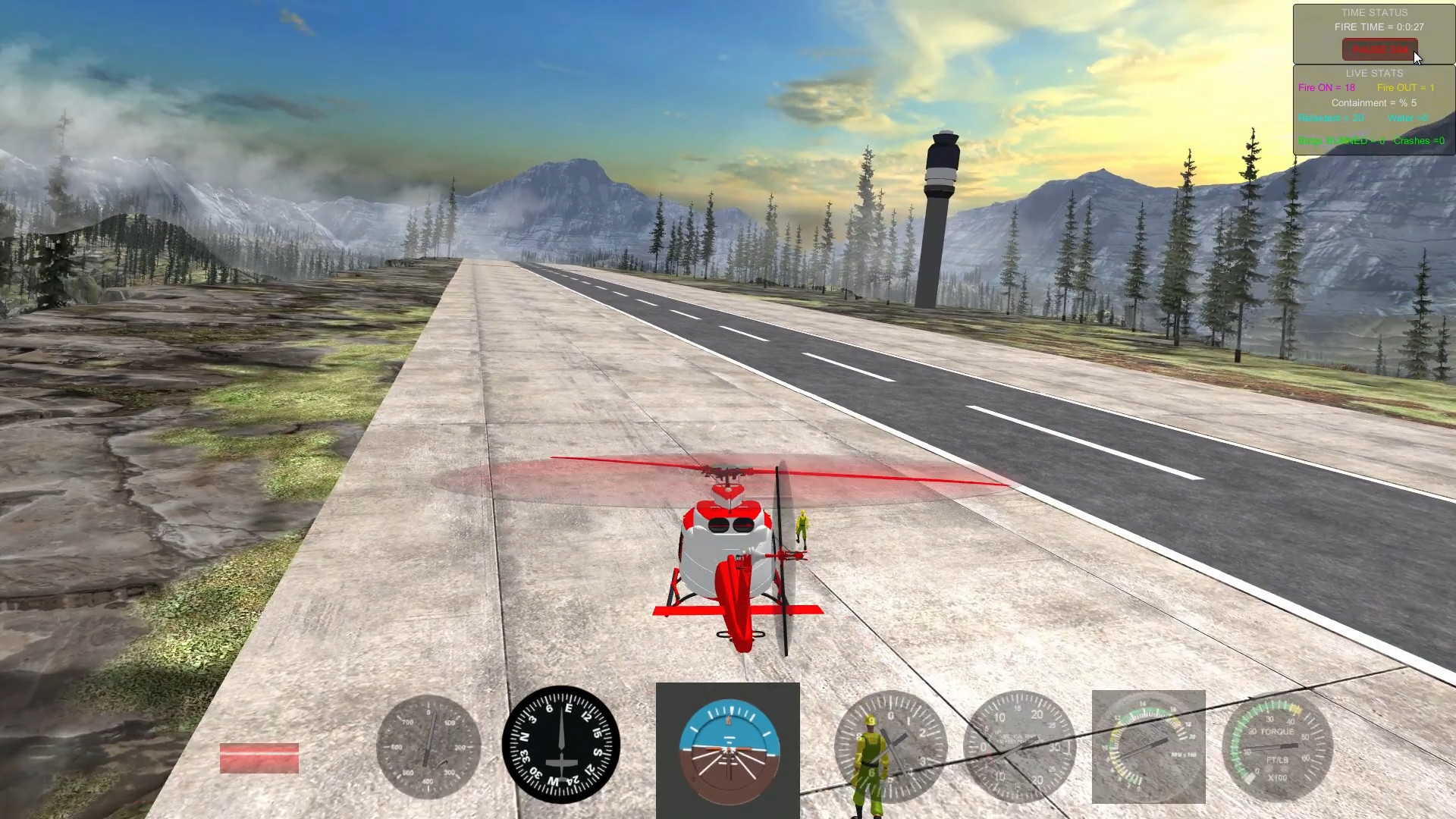 #6. Air Attack 3.0, Aerial Firefighting Game (Steam) By: ATC Flight Simulator