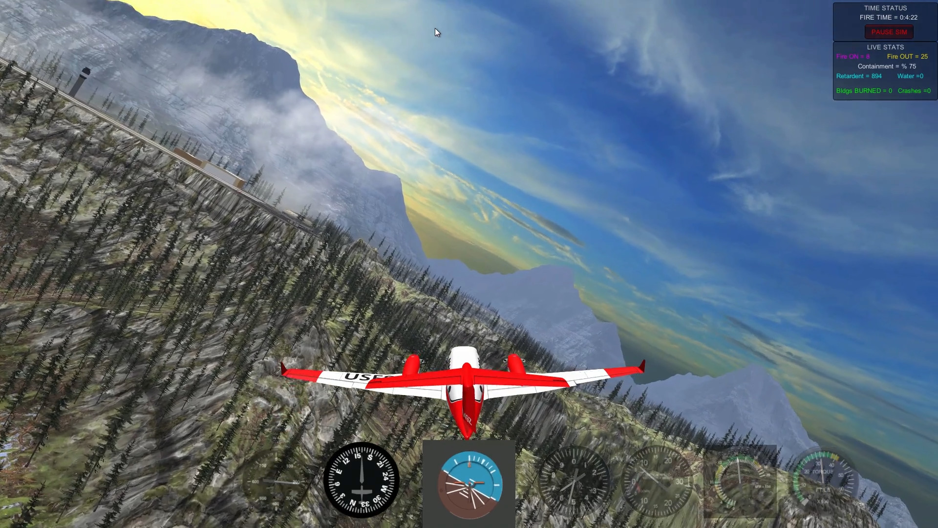 #4. Air Attack 3.0, Aerial Firefighting Game (Steam) By: ATC Flight Simulator