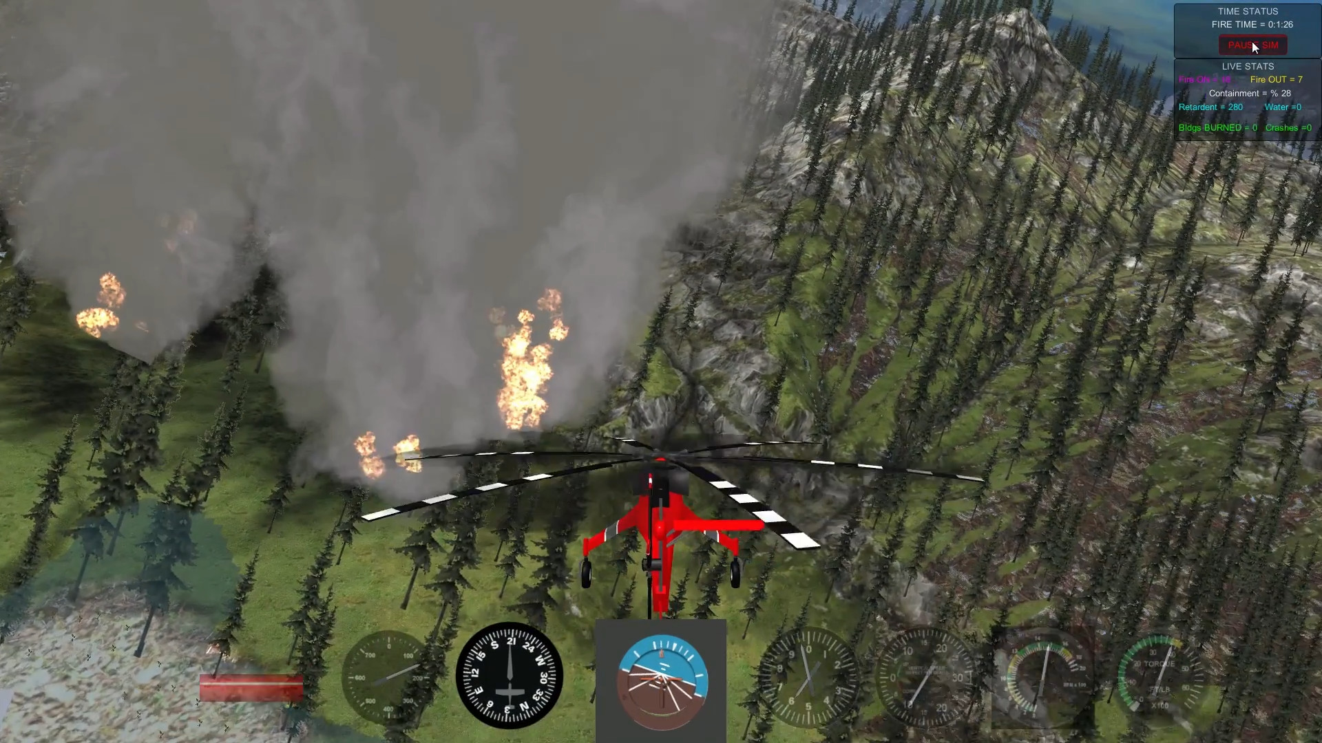 #7. Air Attack 3.0, Aerial Firefighting Game (Steam) By: ATC Flight Simulator