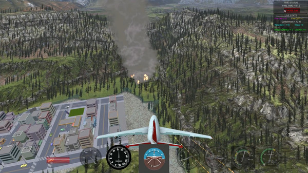 Screenshot z Air Attack 3.0, Aerial Firefighting Game