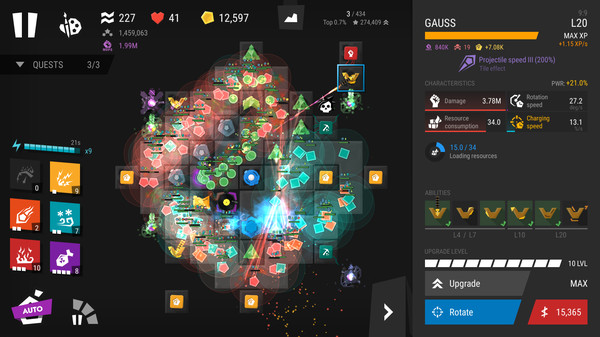 Infinitode 2 - Infinite Tower Defense screenshot