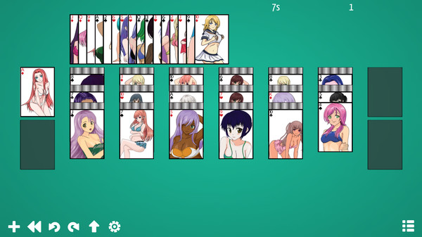 Anime Babes: Solitaire screenshot 2