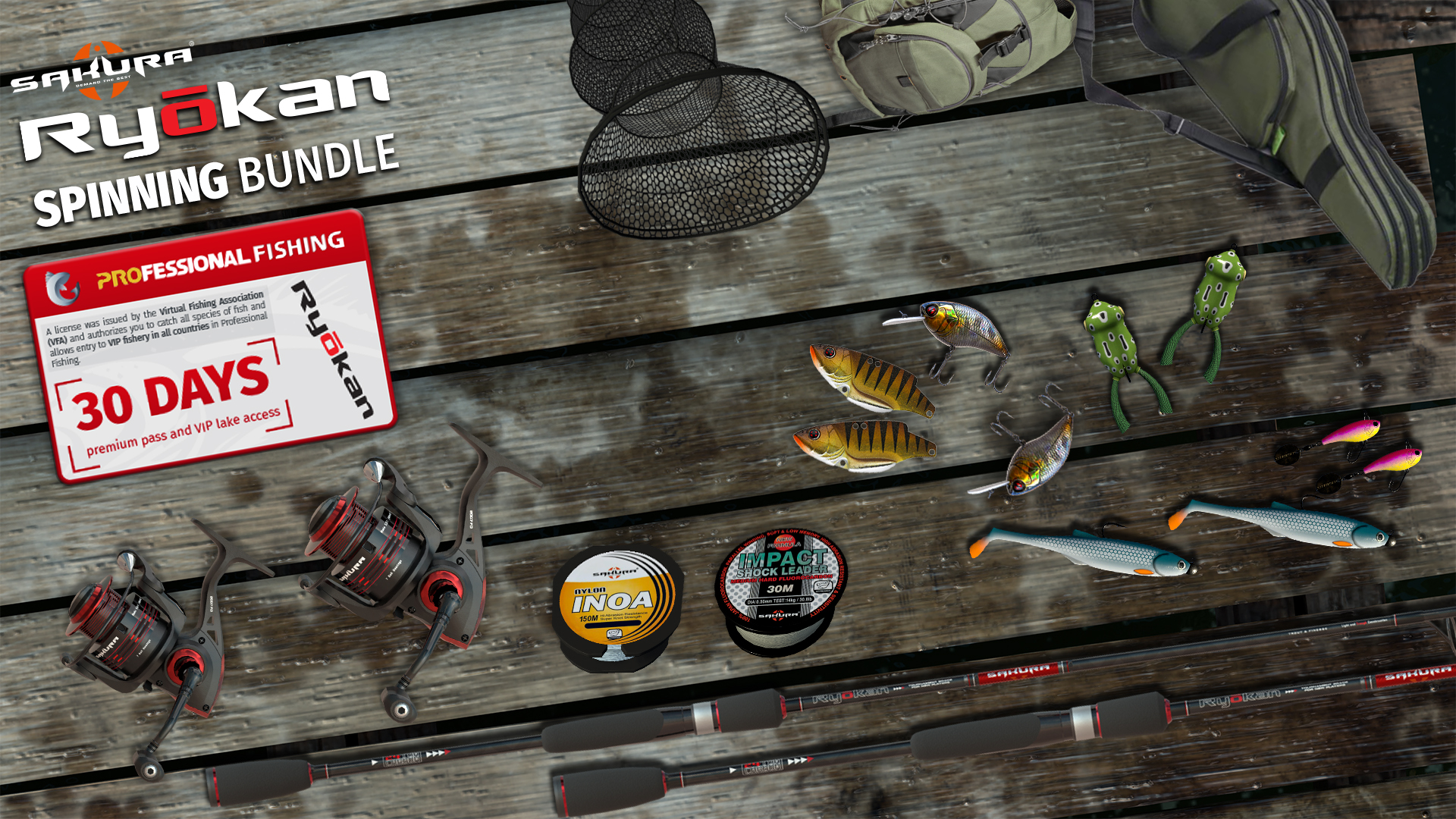 Professional Fishing: Sakura© Ryokan Spinning screenshot