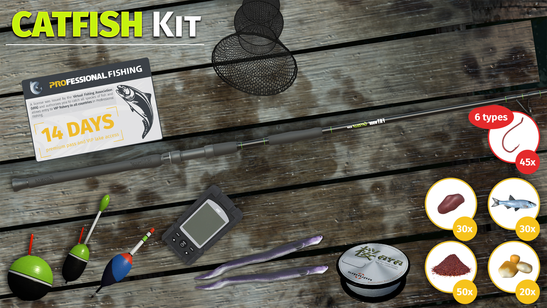Professional Fishing: Catfish Kit screenshot