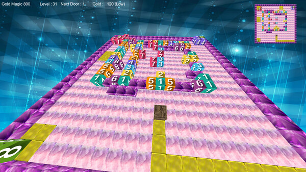 Screenshot of Gold Magic 800 gameplay showing in-action mechanics