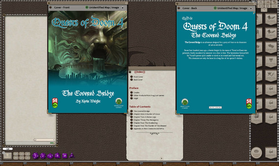 Fantasy Grounds - Quests of Doom 4: The Covered Bridge (5E)