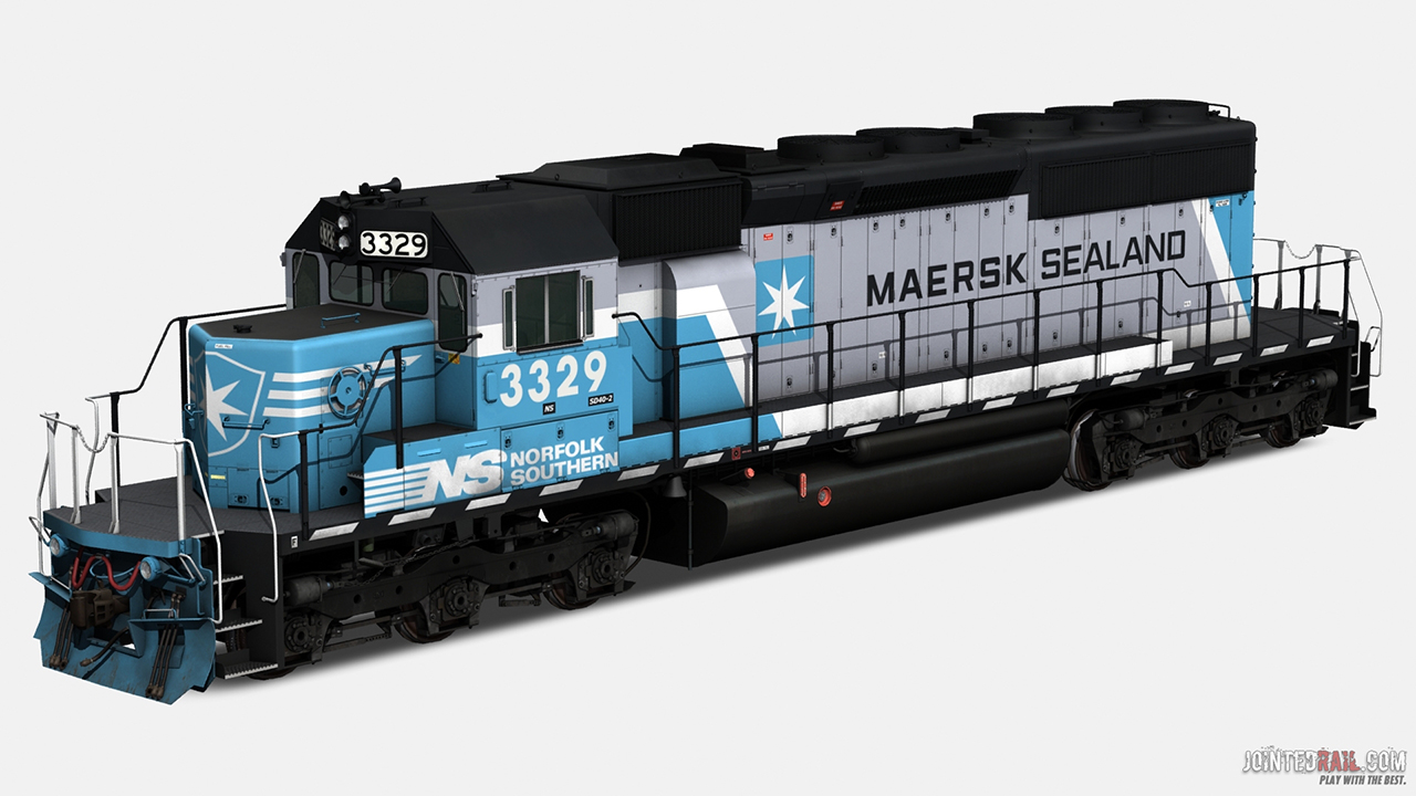 Trainz 2019 DLC - EMD SD40-2 - Maersk Featured Screenshot #1