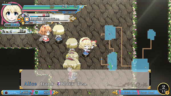 Player character "Alice Margatroid" (Touhou Genso Wanderer -Reloaded-)