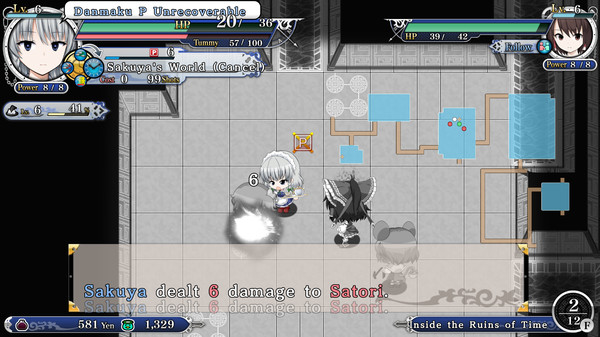 Side story & Player character "Sakuya Izayoi" (Touhou Genso Wanderer -Reloaded-)