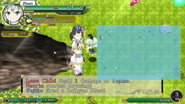 Player character "Tojiko Soga" (Touhou Genso Wanderer -Reloaded-)