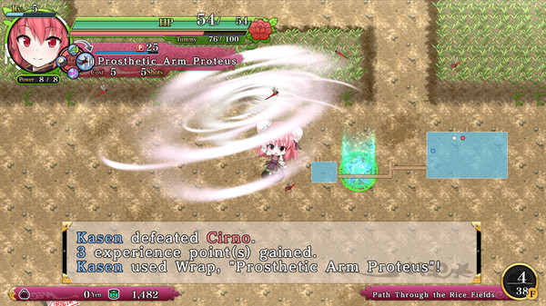 Player character "Kasen Ibaraki" (Touhou Genso Wanderer -Reloaded-)