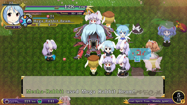 Player character "Rei'sen" (Touhou Genso Wanderer -Reloaded-)