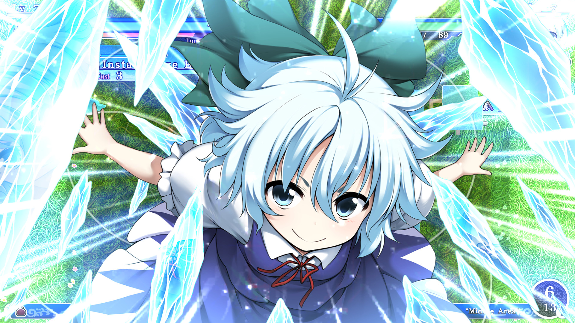 Player & Partner character "Cirno" (Touhou Genso Wanderer -Reloaded-) Featured Screenshot #1