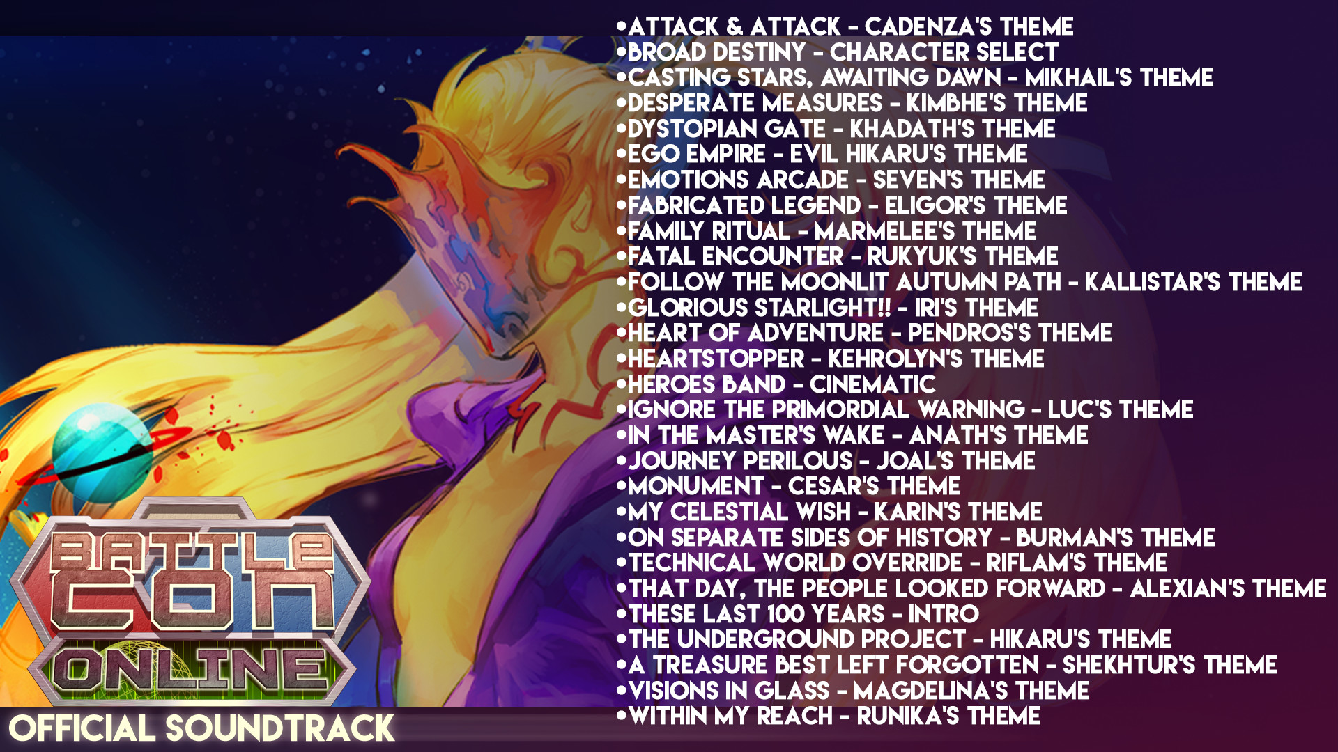 BattleCON Online Digital Soundtrack Featured Screenshot #1