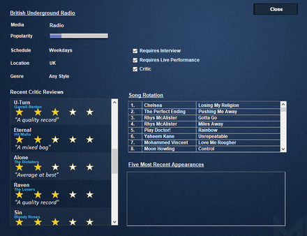 Music Wars Empire: FM screenshot 3