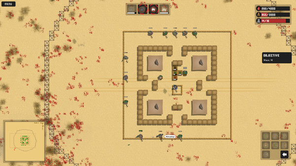 Screenshot z Firebase Defence