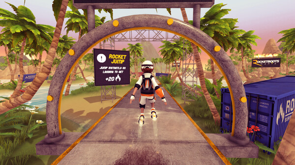 Screenshot z Rocket Boots Mania