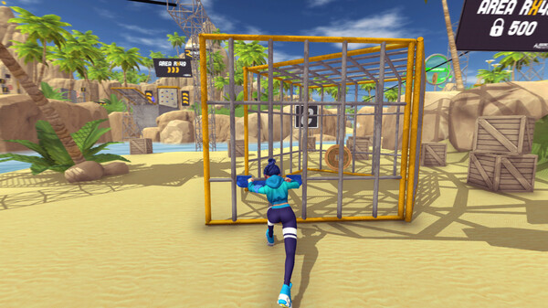 Screenshot z Rocket Boots Mania