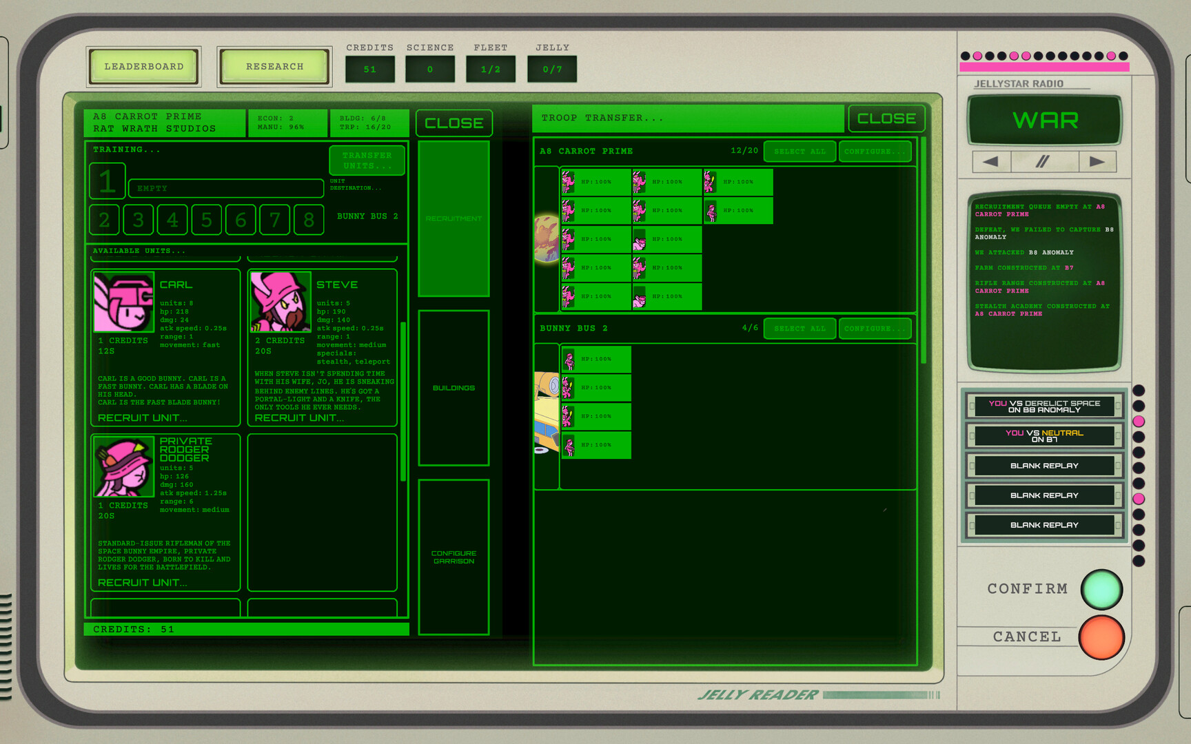 Jellystar Empires: When Space Bunnies Attack!! screenshot 4