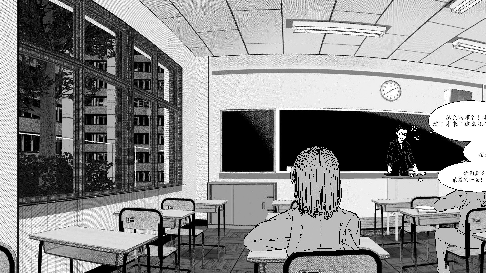 #4. Zombie school-丧尸学院 (Steam) By: Populus