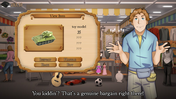 Screenshot z Bargain Hunter