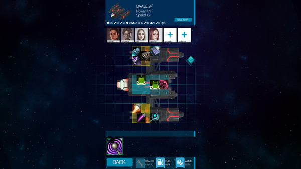 Screenshot z Space Merchant