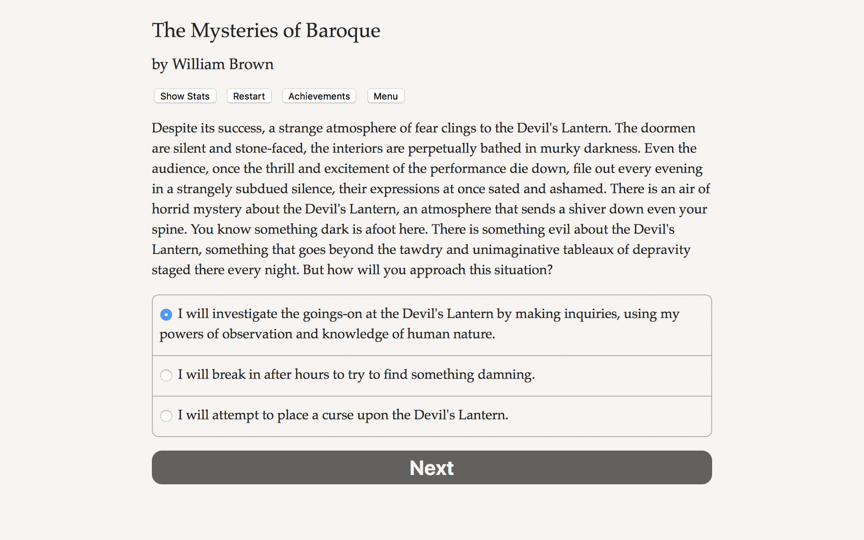 The Mysteries of Baroque screenshot #4