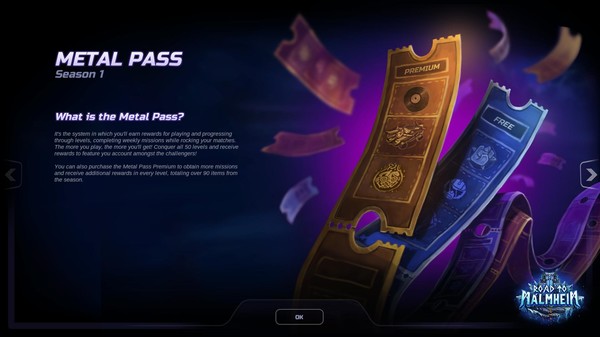 HMM Metal Pass Premium Season 1 + 15 levels