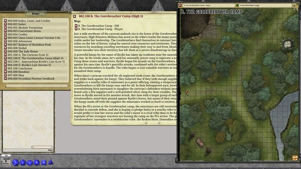 Fantasy Grounds - Pathfinder Society Playtest Scenario #2: Raiders of Shrieking Peak (PFRPG2)