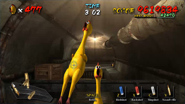 Shooting Chicken Insanity Chickens screenshot 2