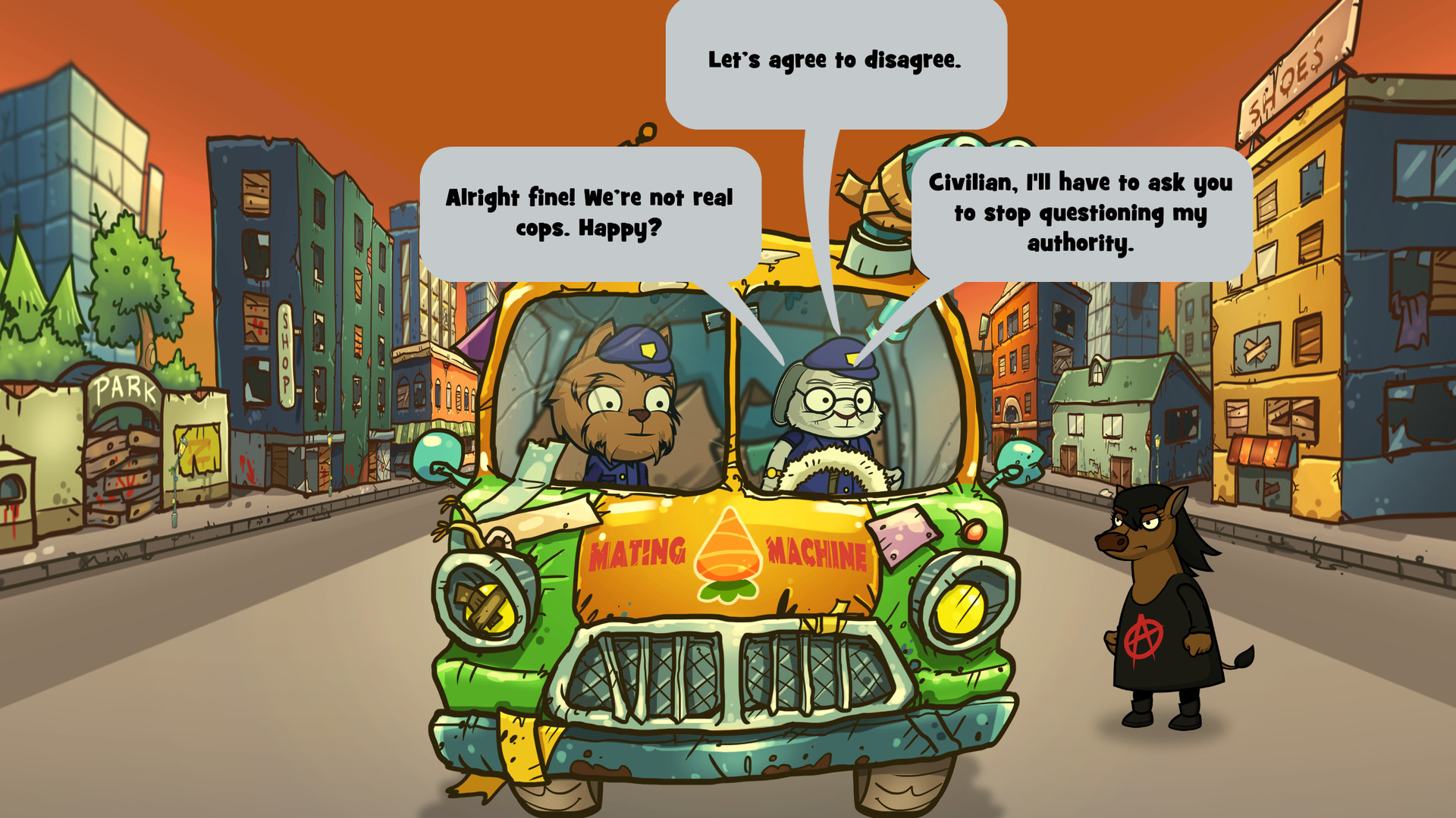 Scheming Through The Zombie Apocalypse Ep2: Caged screenshot #3