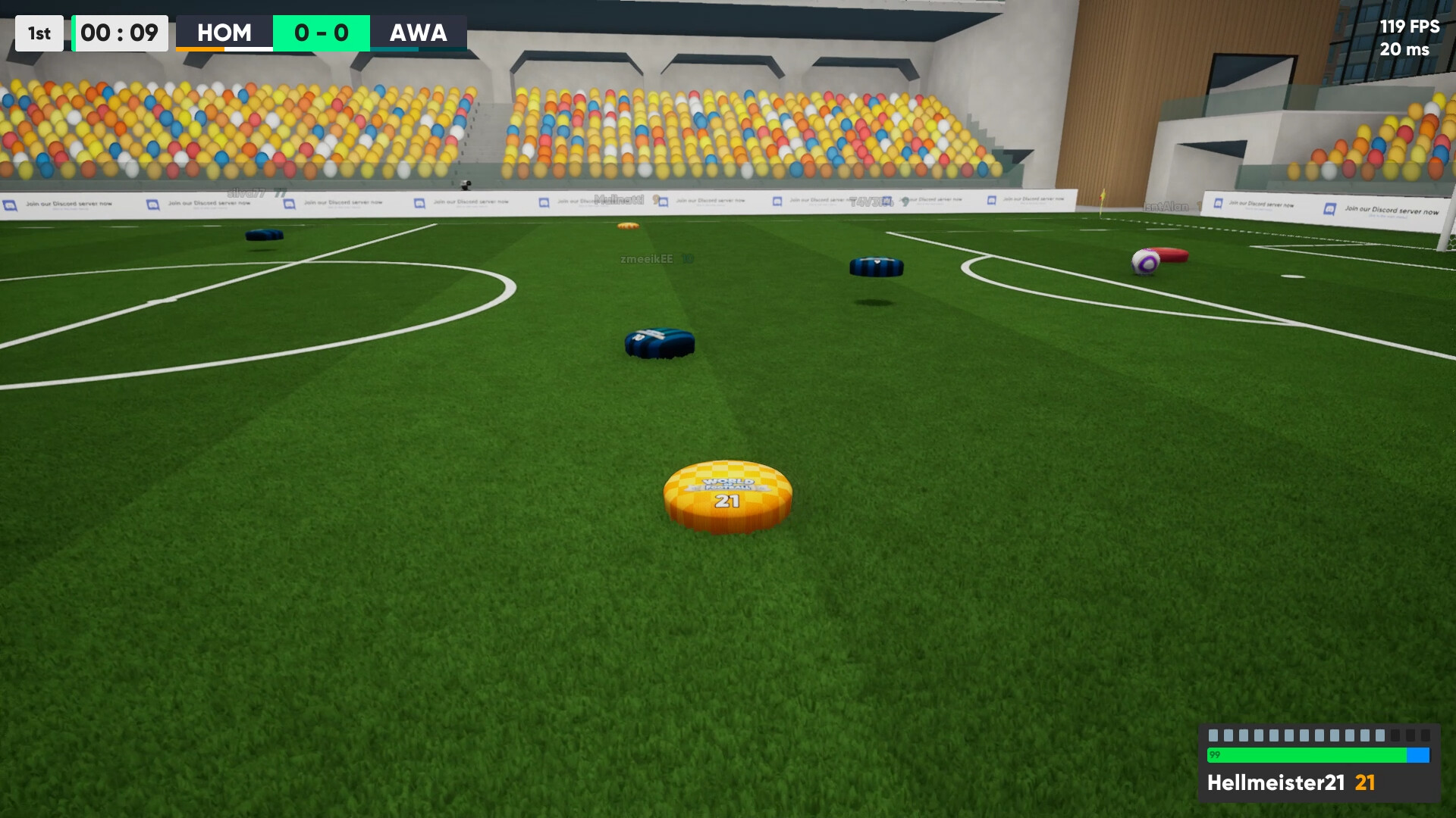 screenshot of World of Football 15