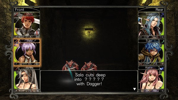 Screenshot z Wizardry: Labyrinth of Lost Souls