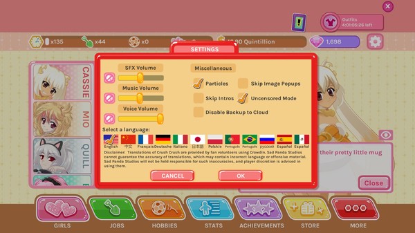 Crush Crush - 18+ Naughty DLC