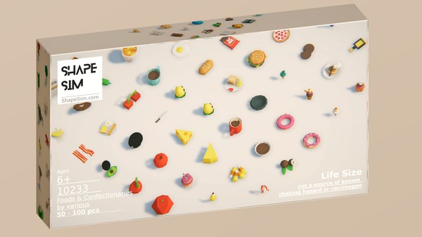 ShapeSim - Foods & Confectionaries Pack screenshot 2