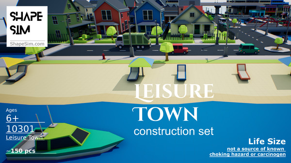 ShapeSim - Leisure Town construction set screenshot 1