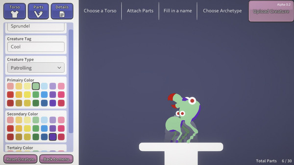 Screenshot z Refill your Roguelike