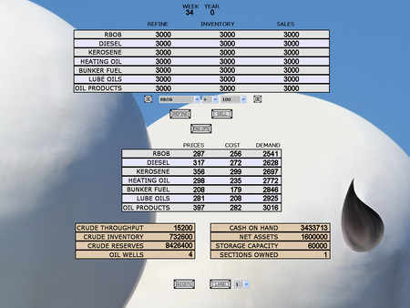 OIL PATCH SIMULATIONS.