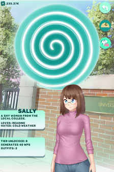 Screenshot z Spiral Clicker